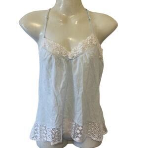InBloom Babydoll Camisole Peasant Cottagecore Whimsycore Fairy Beachy Top M Y2K